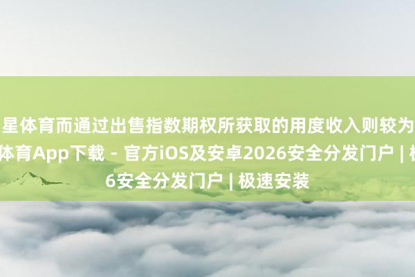 空星体育而通过出售指数期权所获取的用度收入则较为有限-星空体育App下载 - 官方iOS及安卓2026安全分发门户 | 极速安装